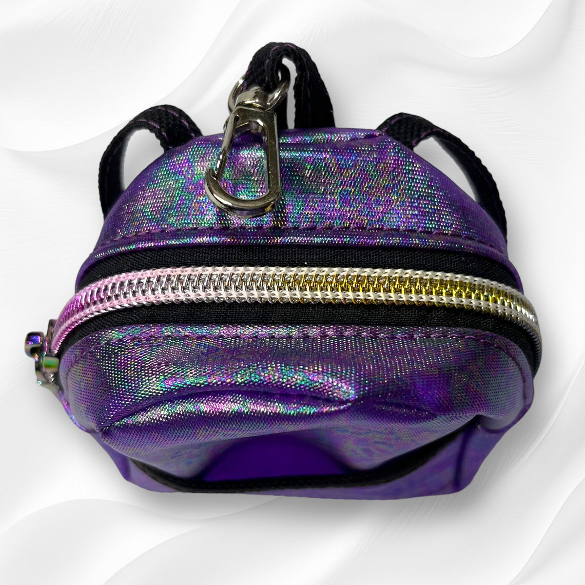 holographic mini backpack keyring Micro Mini Backpack Key Chain – Honeycreeper